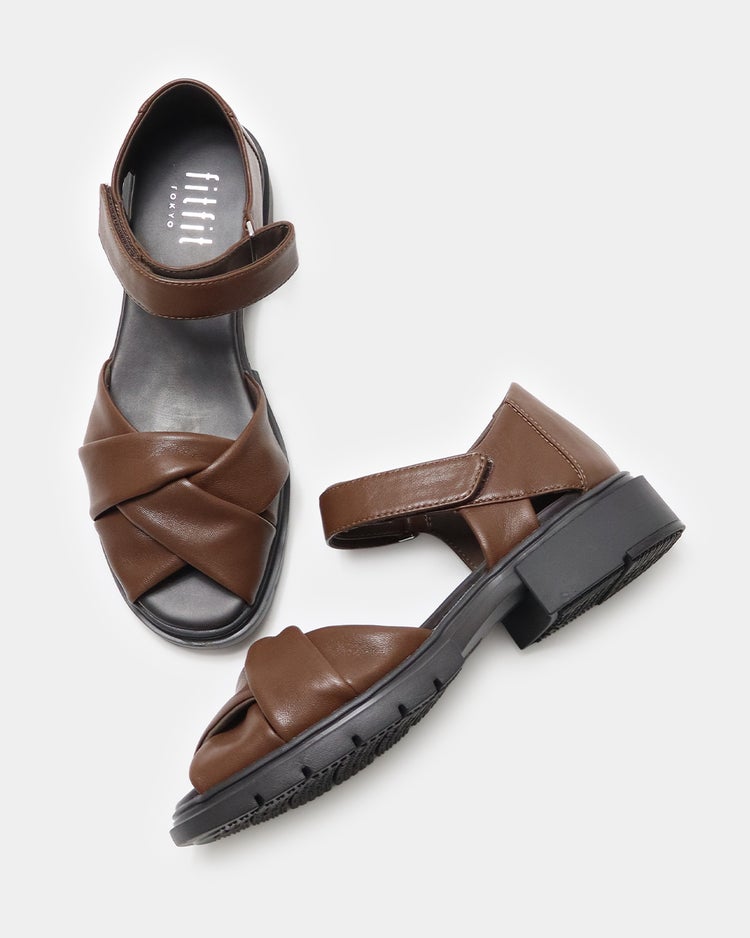 ソフトレザーフレックスサンダル210 詳細画像 ブラウン 7