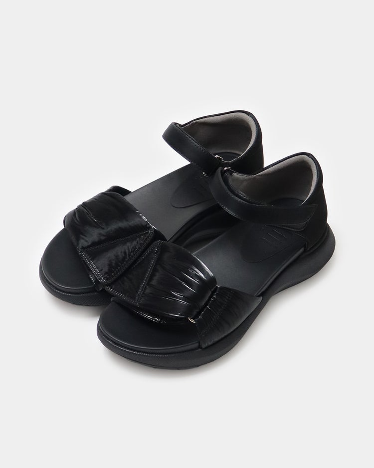 厚底パデットサンダル 詳細画像 ブラック 1