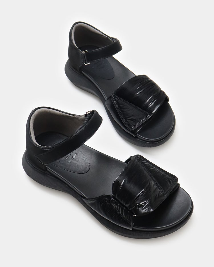 厚底パデットサンダル 詳細画像 ブラック 8