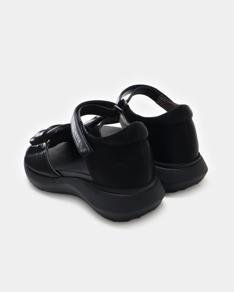 厚底パデットサンダル 詳細画像 ブラック 9