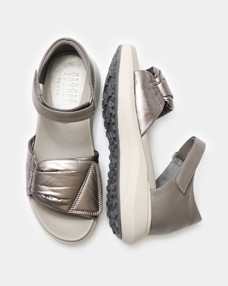 厚底パデットサンダル 詳細画像 アンティークゴールド 7