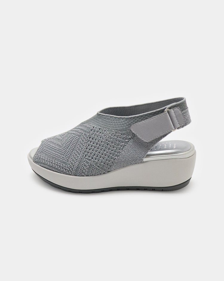 厚底シアーニットサンダル920 詳細画像 グレー 2