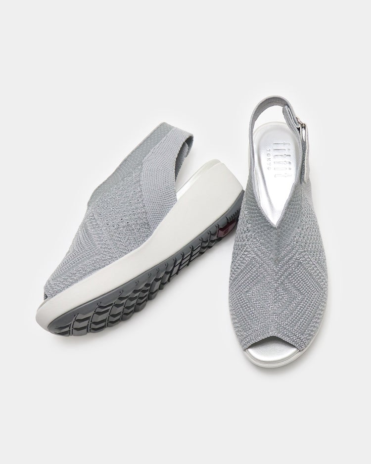 厚底シアーニットサンダル920 詳細画像 グレー 6