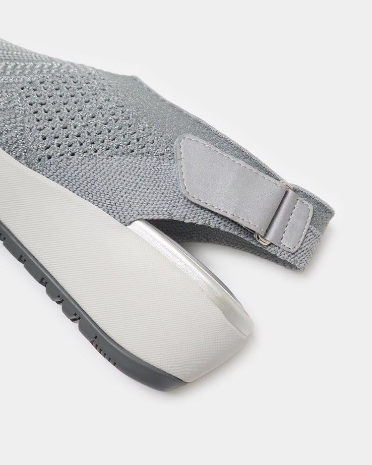 厚底シアーニットサンダル920 詳細画像 グレー 7