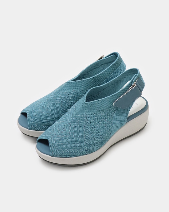 厚底シアーニットサンダル920