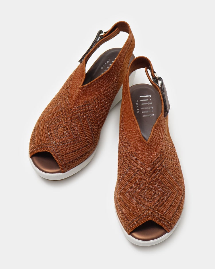 厚底シアーニットサンダル920 詳細画像 アプリコット 6