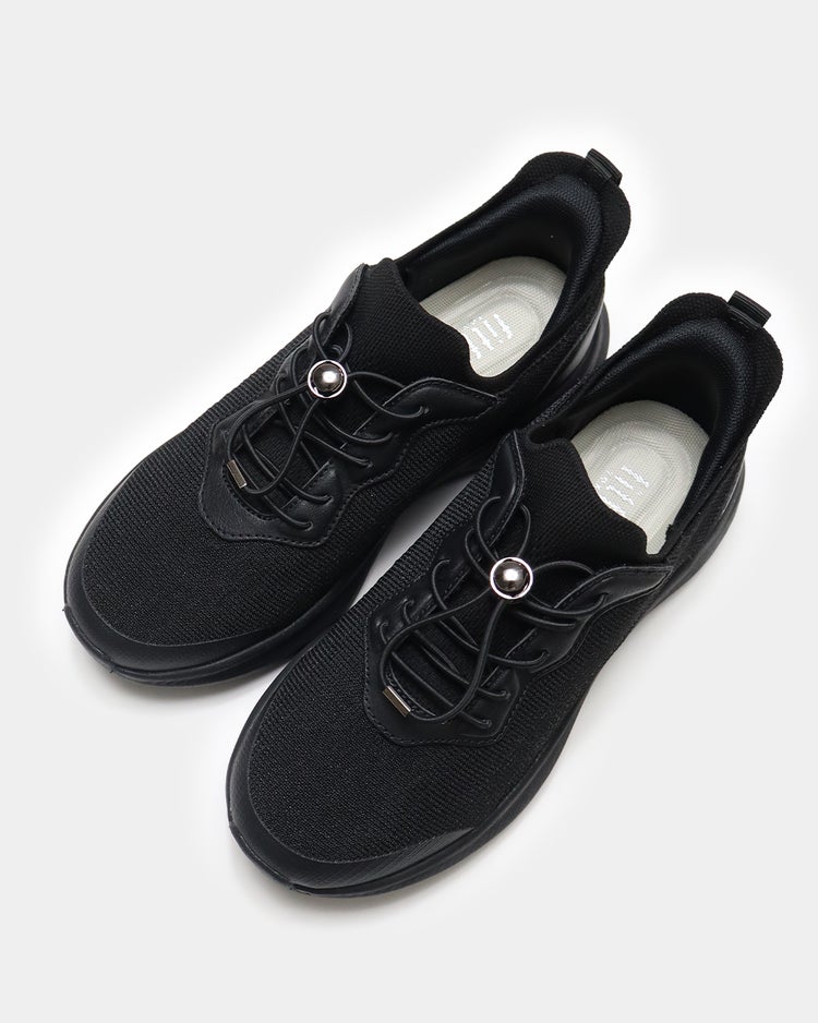 ハンズフリークッションソールスニーカー550 詳細画像 ブラック&times;ブラック 9