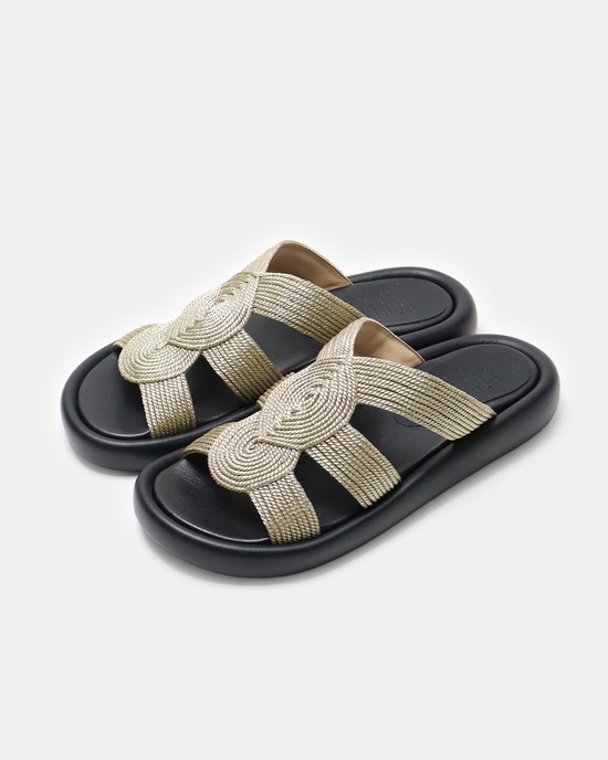 ジュートフットベッドサンダル940