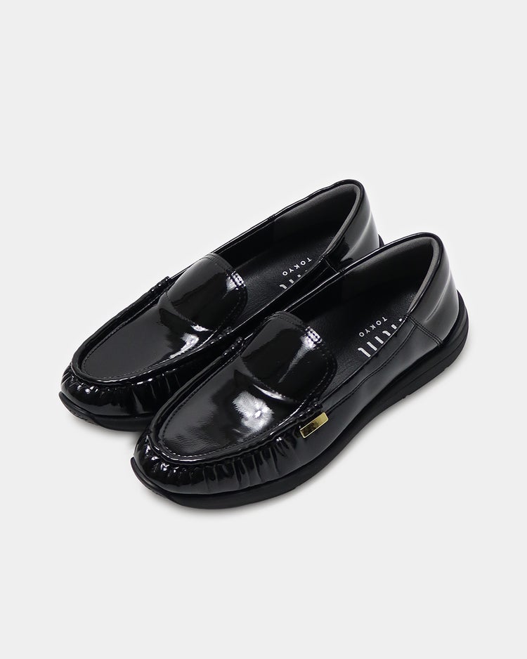 撥水2WAYソフトローファー620 詳細画像 エナメルブラック 1