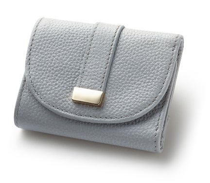 本革・三つ折りコンパクトウォレット