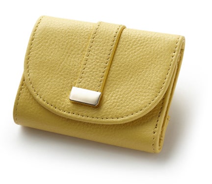 本革・三つ折りコンパクトウォレット