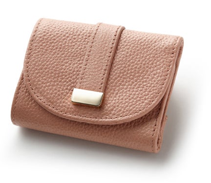 本革・三つ折りコンパクトウォレット