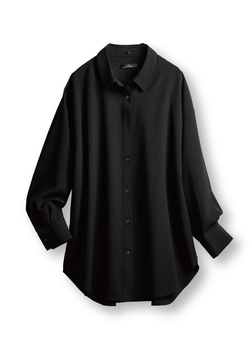 ウールライクストレッチ・２WAYブラウス