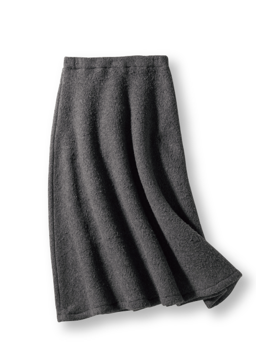 ストレッチウール・Aラインスカート