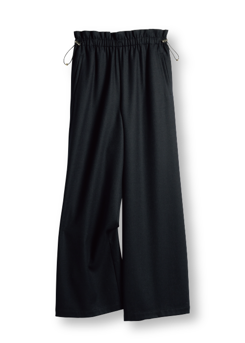 高密度フラノ・ドロストワイドパンツ