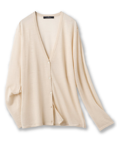 アルパカ混・シアーカーディガン