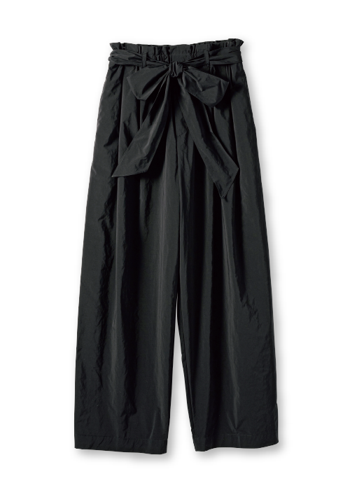 ハイカウントタフタ・イージーバレルパンツ