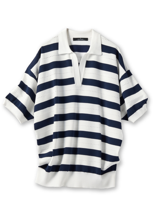 アイレットボーダー・ポロニット