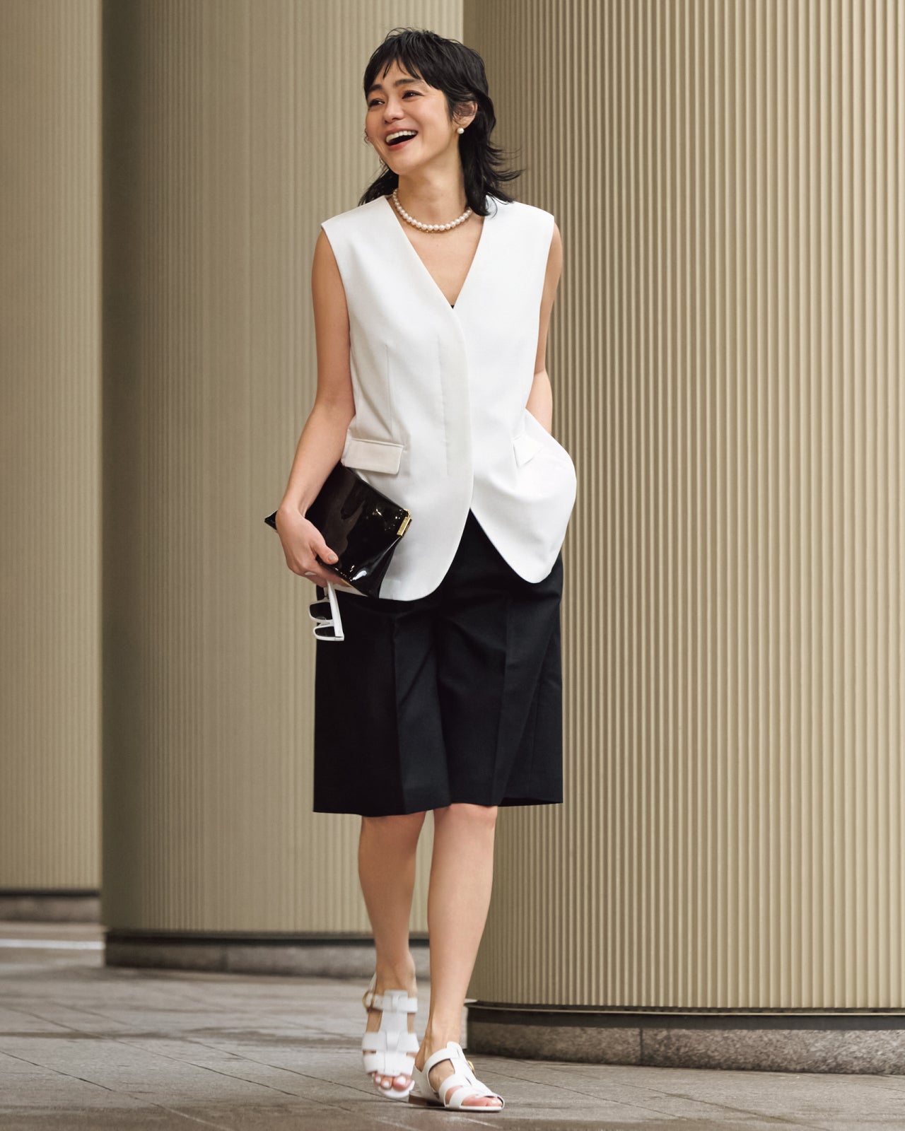 ドライタッチツイル・ボタンジレ