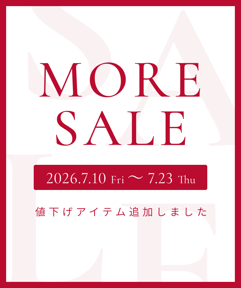 PRE SALE メルマガ会員様だけの先行特別価格 対象アイテムをクーポンにてお得にお求めいただけます