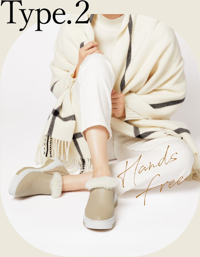 アンクルスリッポンムートンブーツ ¥27,390税込