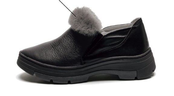 アンクルスリッポンムートンブーツ ¥27,390税込