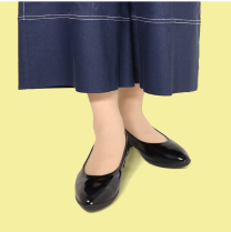 スクエアヒールパンプニーカー