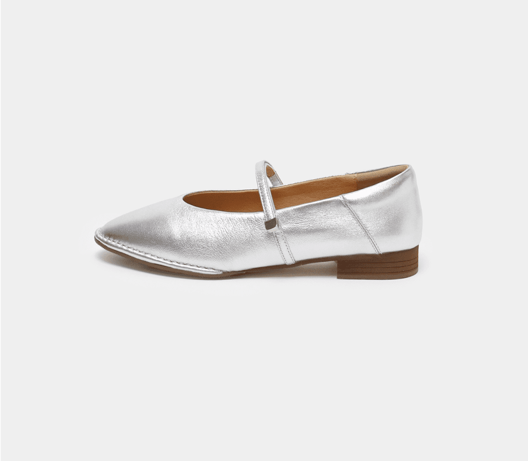 soft leather strap ballet fs 270 silver