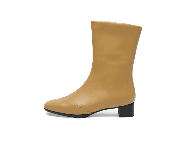 スクエアトゥヒールブーツ