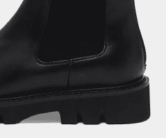 撥水ソフトジップサイドゴアブーツ