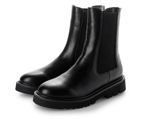 撥水ソフトジップサイドゴアブーツ