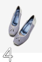 撥水バレエパンプス3 ￥10,890税込