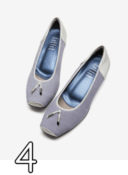 撥水バレエパンプス3 ￥10,890税込