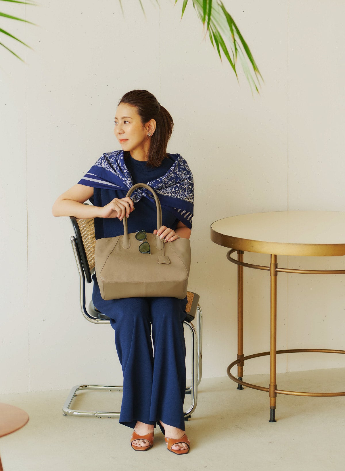 本革・エアートートバッグ
