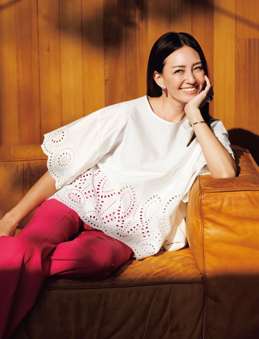 カットワークレース・スカラッププルオーバー