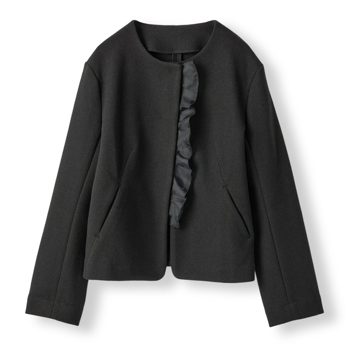 ツイーディジャカード・異素材コンビジャケット