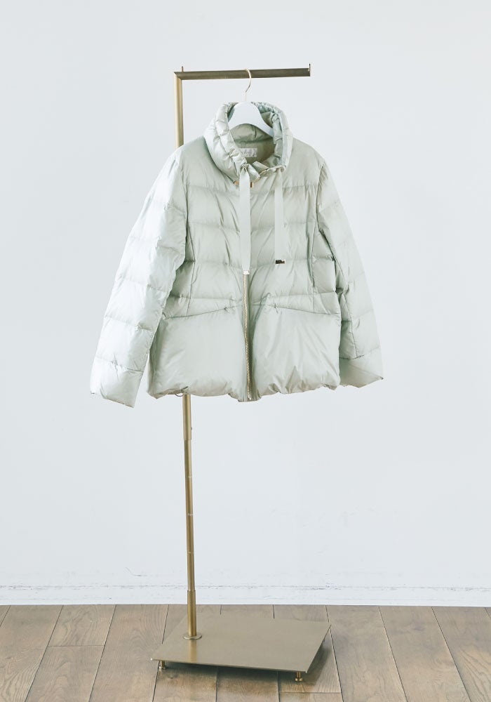 艶Airダウン・スタンドカラーコート