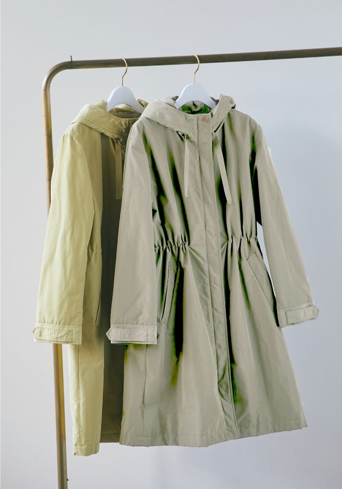 マジカルサーモ・グログランコート／立体フード