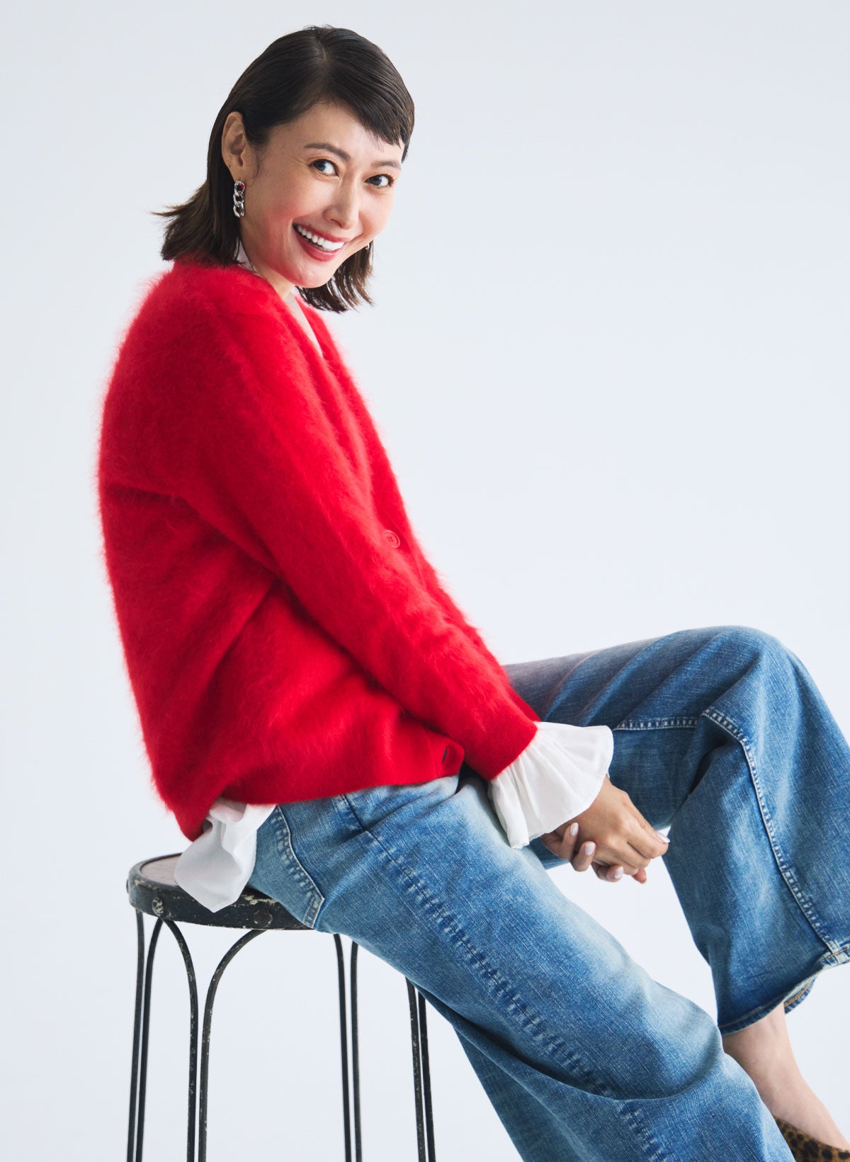 ミンクタッチカシミヤ・カーディガン