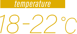 temperature 18-22℃