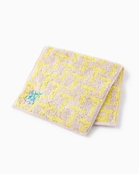 Doガード・抗ウイルス今治刺繍ハンカチ(イエロー)