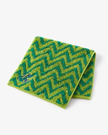 Doガード・抗ウイルス今治刺繍ハンカチ(グリーン)