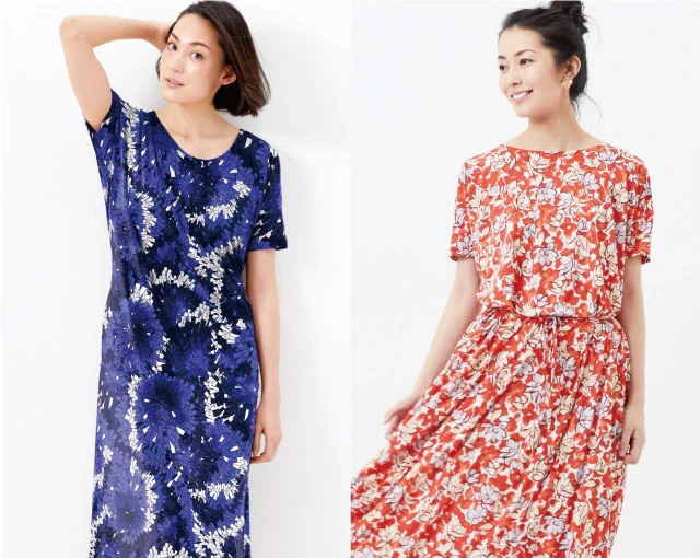 100柄ワンピース特集：新柄が続々登場/40代50代からのDoCLASSE